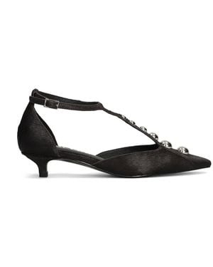 Bibi Lou Carinna Pointed-Toe Heeled Pumps - Black