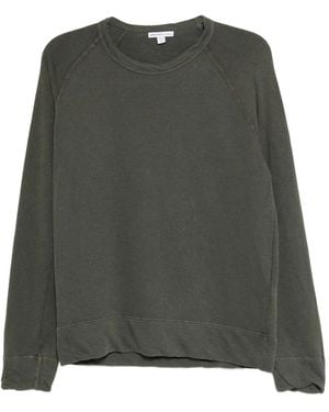 James Perse Sudadera De Punto De Rizo Francés - Verde