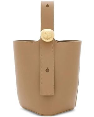 Loewe Pebble バケットバッグ - ホワイト