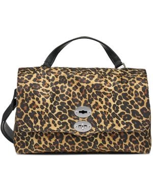 Zanellato Borsa A Spalla Con Stampa - Metallizzato