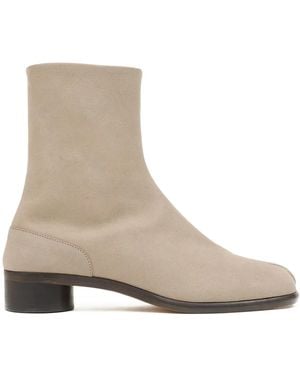 Maison Margiela Tabi レザーアンクルブーツ - ナチュラル