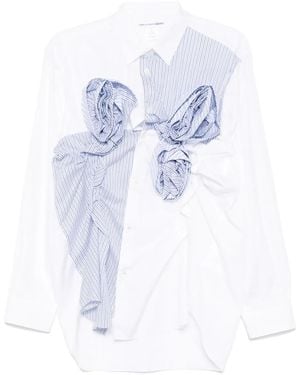 Comme des Garçons ストライプ シャツ - ブルー