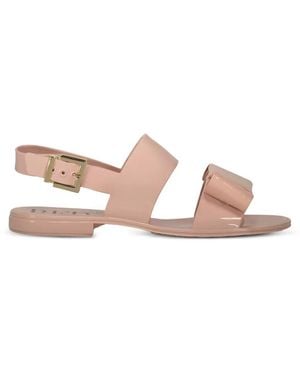 Red(V) Bow-Detail Buckle-Fastening Sandals - Pink