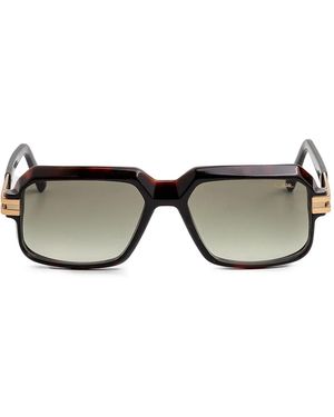 Cazal Tortoiseshell Square-Frame Sunglasses - Brown