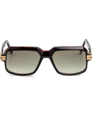 Cazal Tortoiseshell Square-Frame Sunglasses - Brown