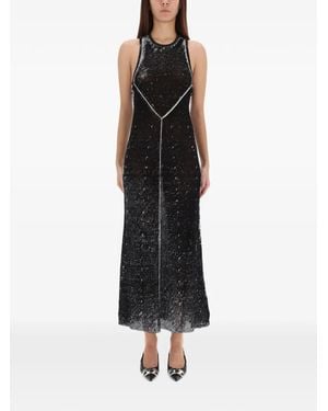 DIESEL M-Rab Ribbed Sleeveless Maxi Dress - Black