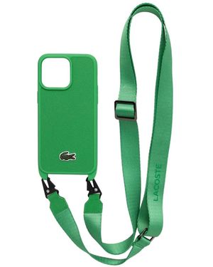 Lacoste Coque D'Iphone 15 Pro Max Aren - Vert