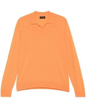 Roberto Collina メリノウール Tシャツ - オレンジ