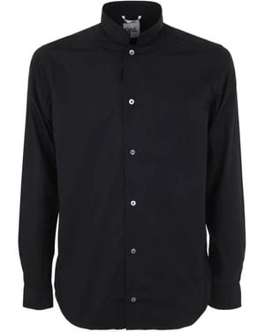 Dnl Mock-Collar Shirt - Blue