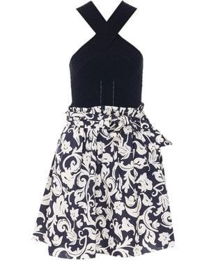 Liu Jo Short Dress With Print - White