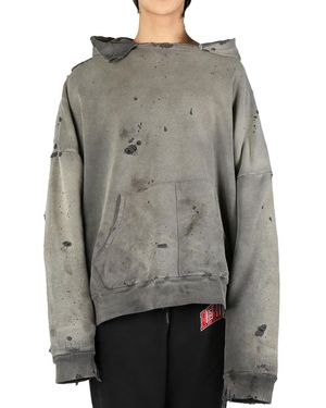 READYMADE Distressed Hoodie - グレー