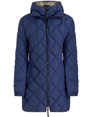 Etro フーデッド パデッドジャケット - ブルー