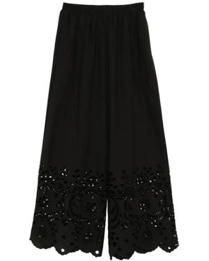 Bambah Eyelet Pants - Black