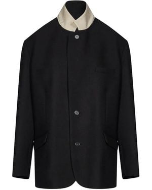 Soeur Lars Button-Up Jacket - Black