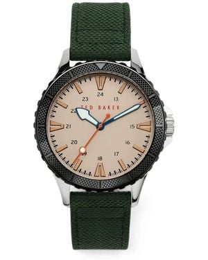 Ted Baker Montre À Boîtier Rond Mm - Green