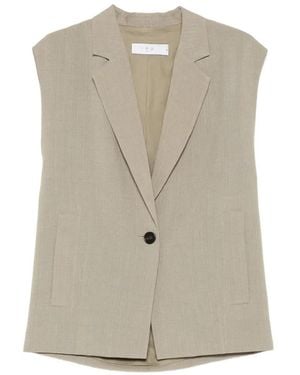 IRO Button Sleeveless Vest - Natural