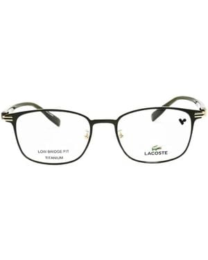 Lacoste Titanium Rectangle-Frame Glasses - Black