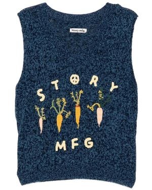 STORY mfg. Party Vest - Blue