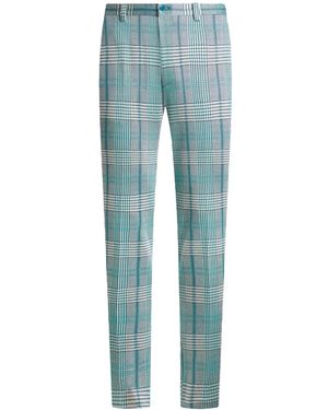 Etro Glen パンツ - ブルー