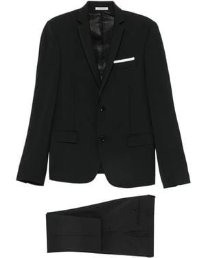 Daniele Alessandrini Single-Breasted Suit - Black