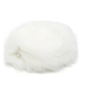 Ruslan Baginskiy Faux-Fur Pillbox Hat - White