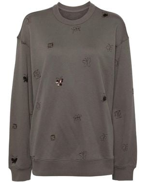 JNBY Sudadera con mariposas bordadas - Gris