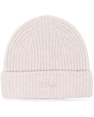 MC2 Saint Barth Ribbed-Knit Beanie Hat - Pink