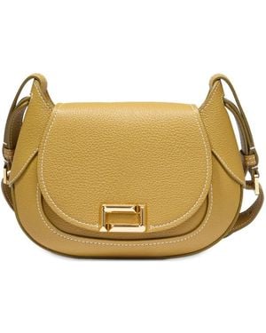 Lancel Paulette Saddle Crossbody Bag - Metallic