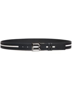 Bally Logo-Buckle Belt - Black