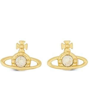 Vivienne Westwood Pendientes Orb Con Aplique - Metálico