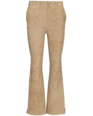 Arma Kamilla Suede Pants - Natural