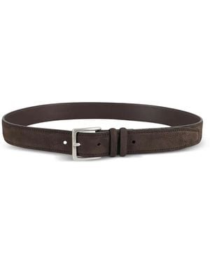 Orciani Suede leather belt - Weiß
