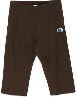 Undercover Logo Patch Trousers - Brown