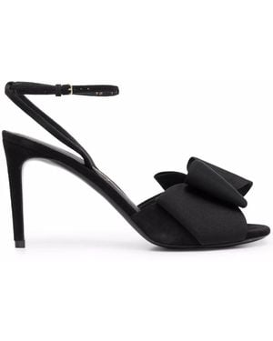 Ferragamo Vara-Bow Detail Sandals - Black