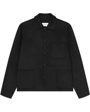 Givenchy Blouson Couture Seam En Laine Et Cachemire - Noir