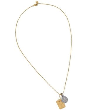 Zadig & Voltaire Rectangular-Pendant Necklace - White