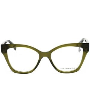 KARL LAGERFELD Brille Mit Cat-Eye-Gestell - Schwarz