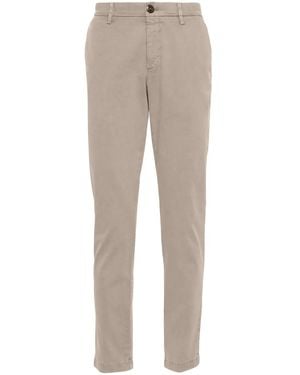 BOGGI Stretch-Cotton Trousers - Natural