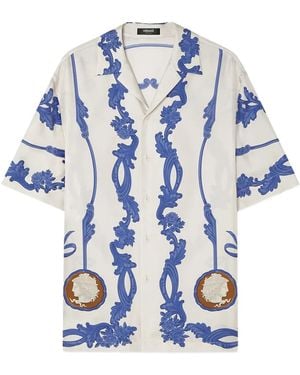 Versace Cameo Shirt - Blue