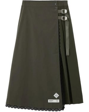 Musium Div. Buckle Lace Midi Skirt - Green