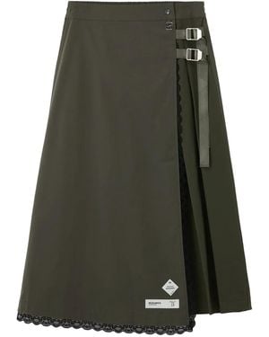 Musium Div. Buckle Lace Midi Skirt - Green