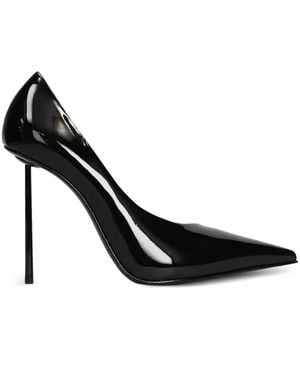 Le Silla Pumps D'Orsay Futura Effetto Vernice - Nero