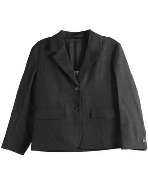 Margaret Howell Chaqueta Con Solapas De Muesca - Negro