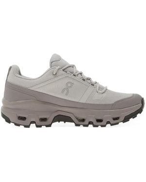 On Shoes Cloudrock Low Waterproof Cloudvista 3 Lace-Up Sneakers - Grey