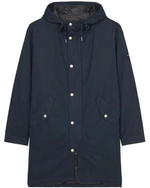 Marc O' Polo Hooded Parka Coat - Blue