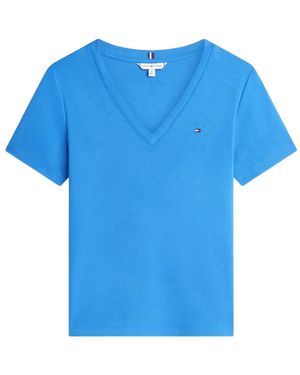 Tommy Hilfiger V-Neck T-Shirt - Blue