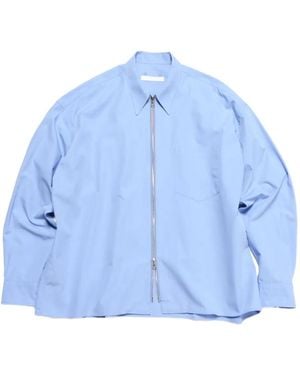 Sophnet Zip-Front Overshirt - Blue