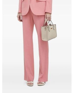 Custommade• Gerade Hose Mit Verzierung - Pink