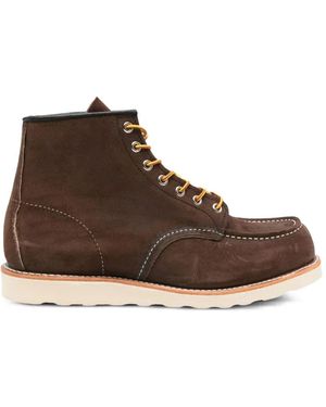 Red Wing Classic Moc Toe Wildlederstiefel - Braun