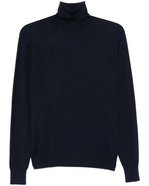 Saint Laurent タートルネック セーター - ブルー